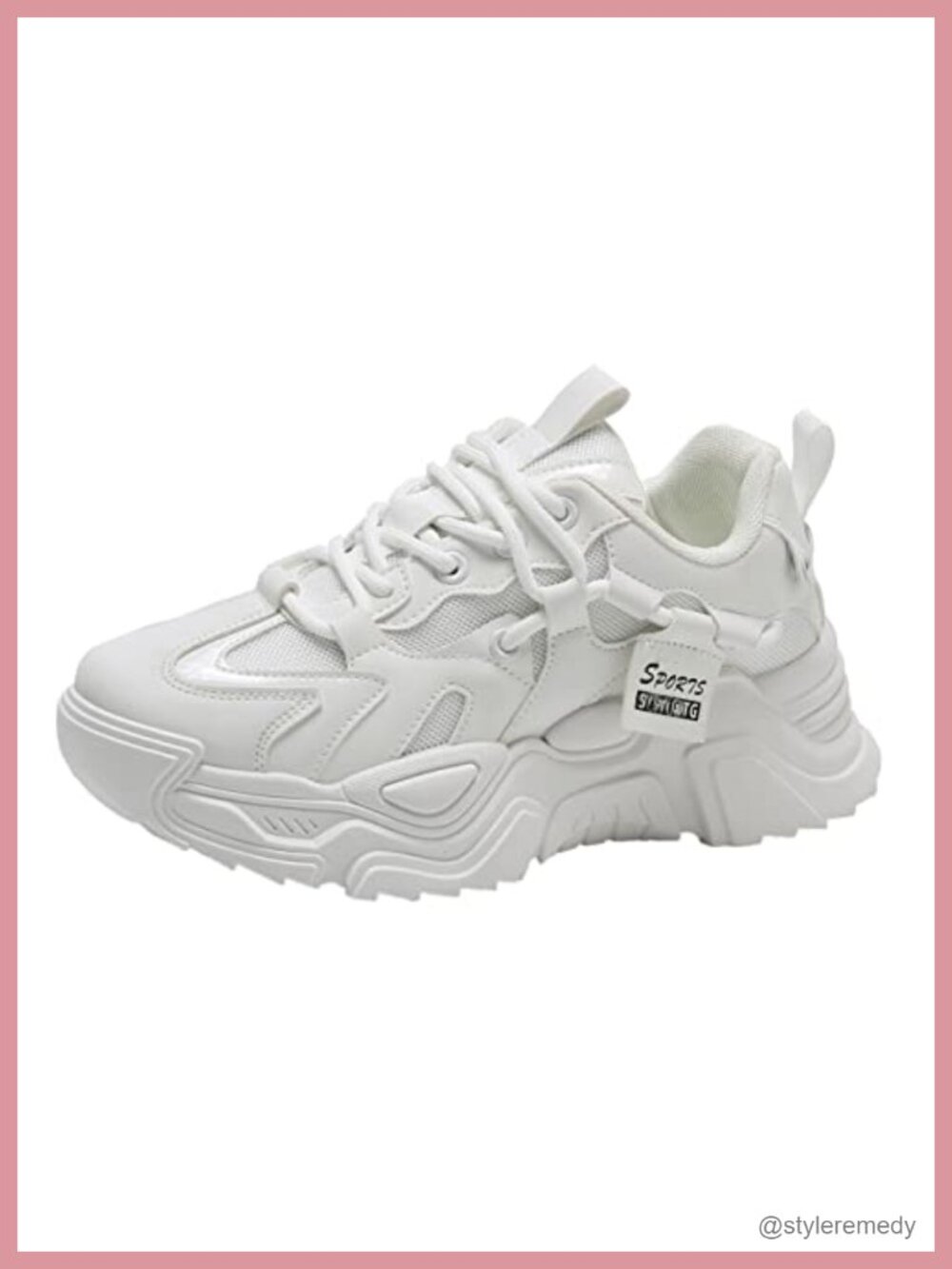 Women's Mesh Platform Sneakers Walking Shoes Breathable PU Rubber Sole Lace Up